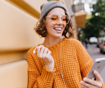 Girl in glasses